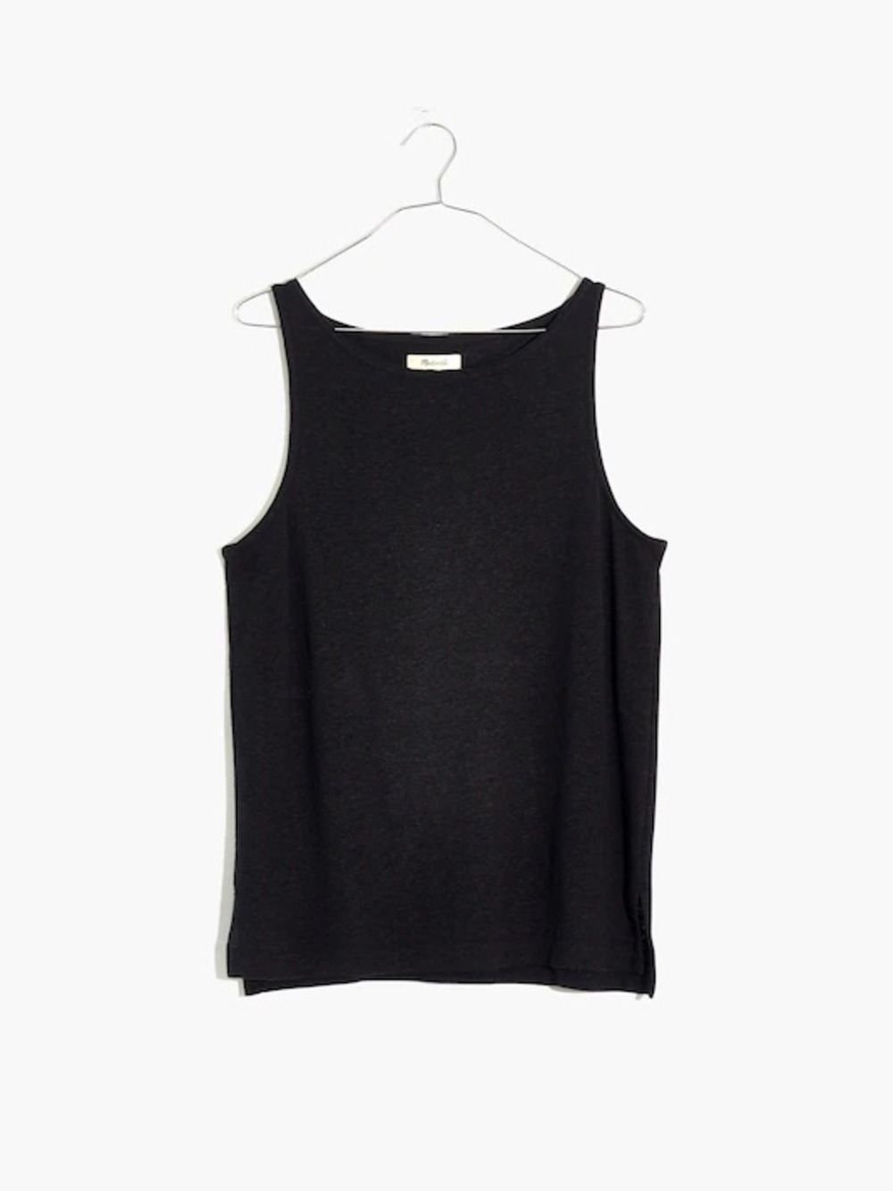Madewell Textured Black Westville Tank Top XL - Picture 3 of 7